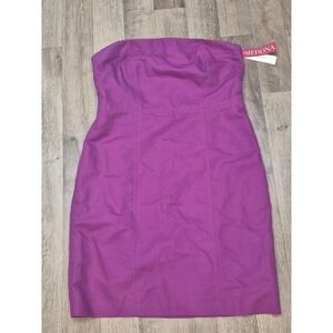 Merona Strapless Dress in Purple